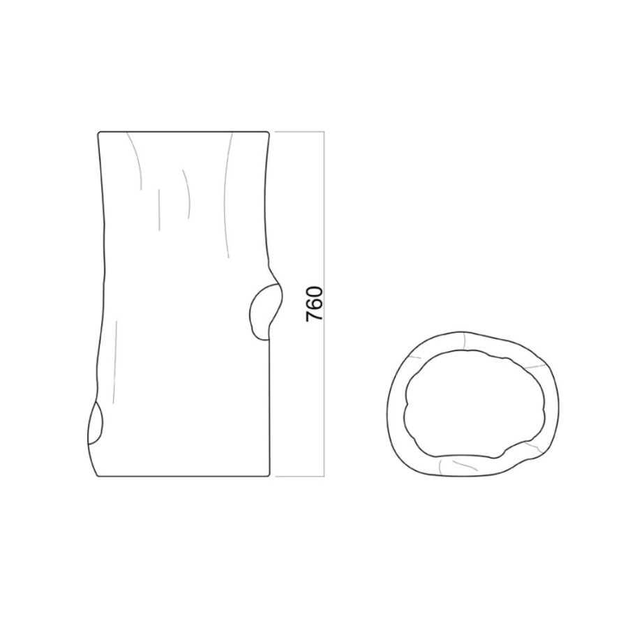 Trụ gỗ để lavabo Kanly TG02