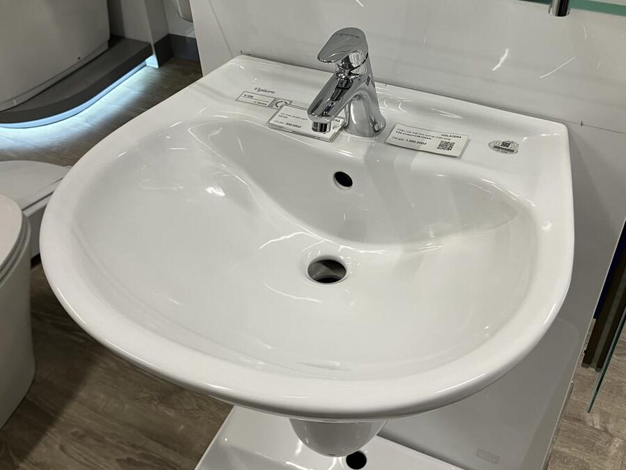 Chậu rửa lavabo treo tường Viglacera V39