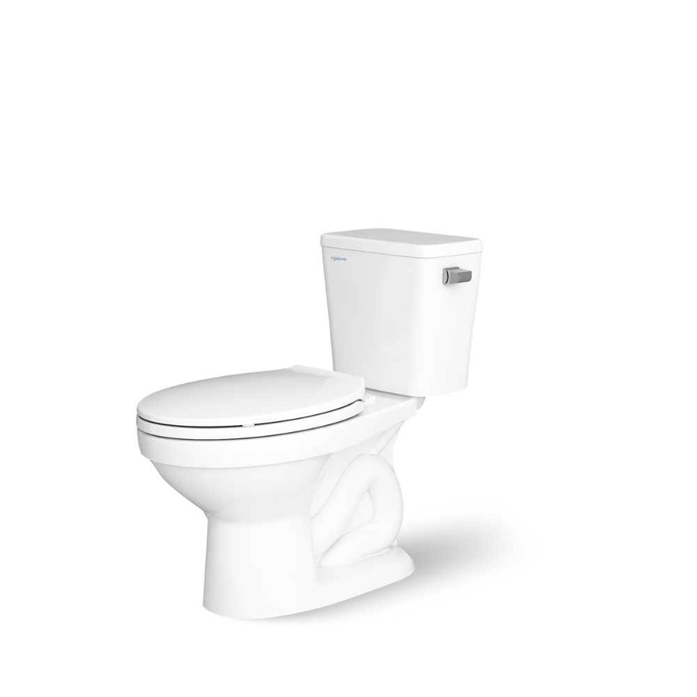 Bồn cầu 2 khối Viglacera V715 nắp êm