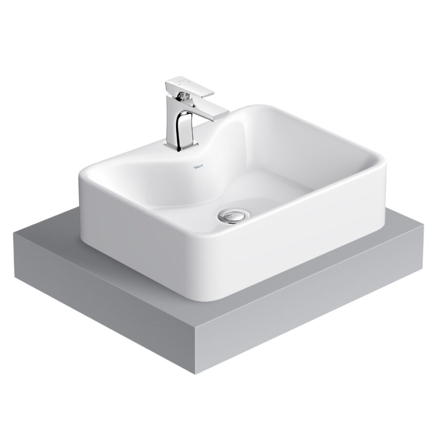 Chậu lavabo đặt bàn Viglacera V72