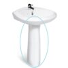 Chân chậu lavabo dài American Standard VF-0901 (VF0901)