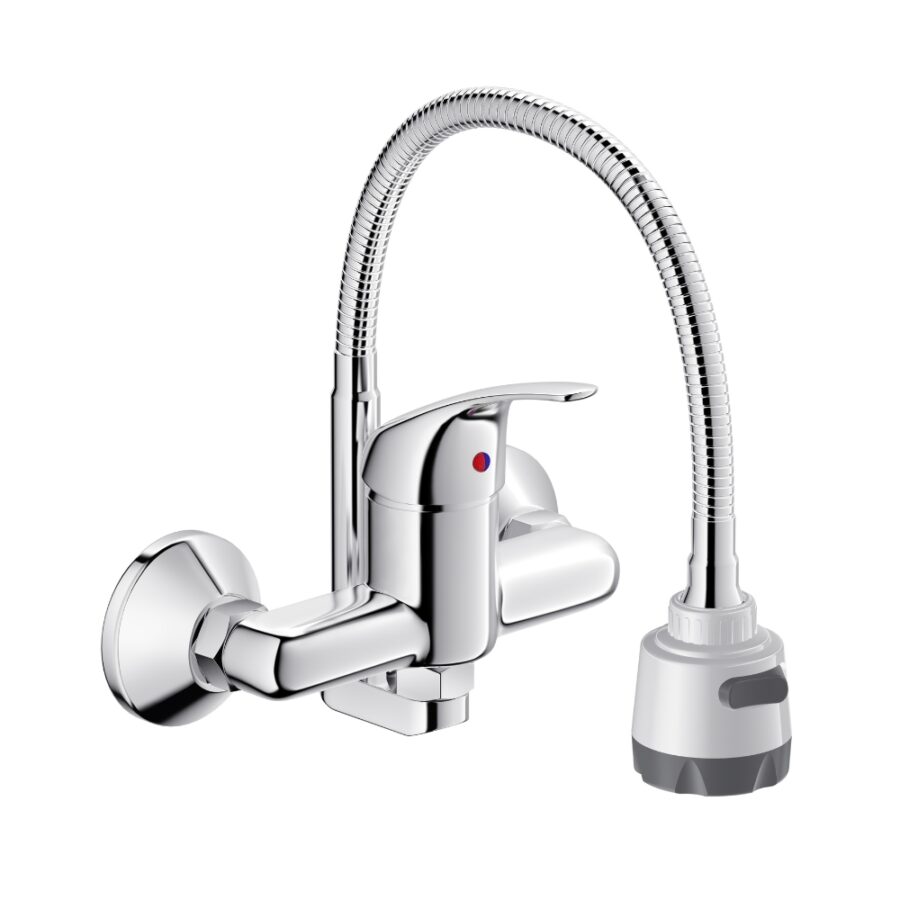 Vòi rửa chén gắn tường nóng lạnh Viglacera VG712