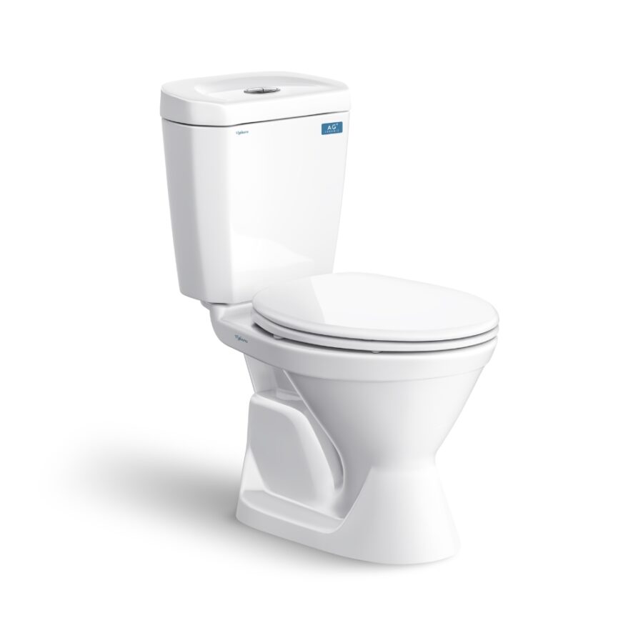 Bồn cầu 2 khối Viglacera VI66 nắp thường / nắp êm