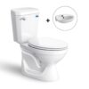 Bồn cầu 2 khối Viglacera VI77 nắp thường (+ lavabo VTL2)