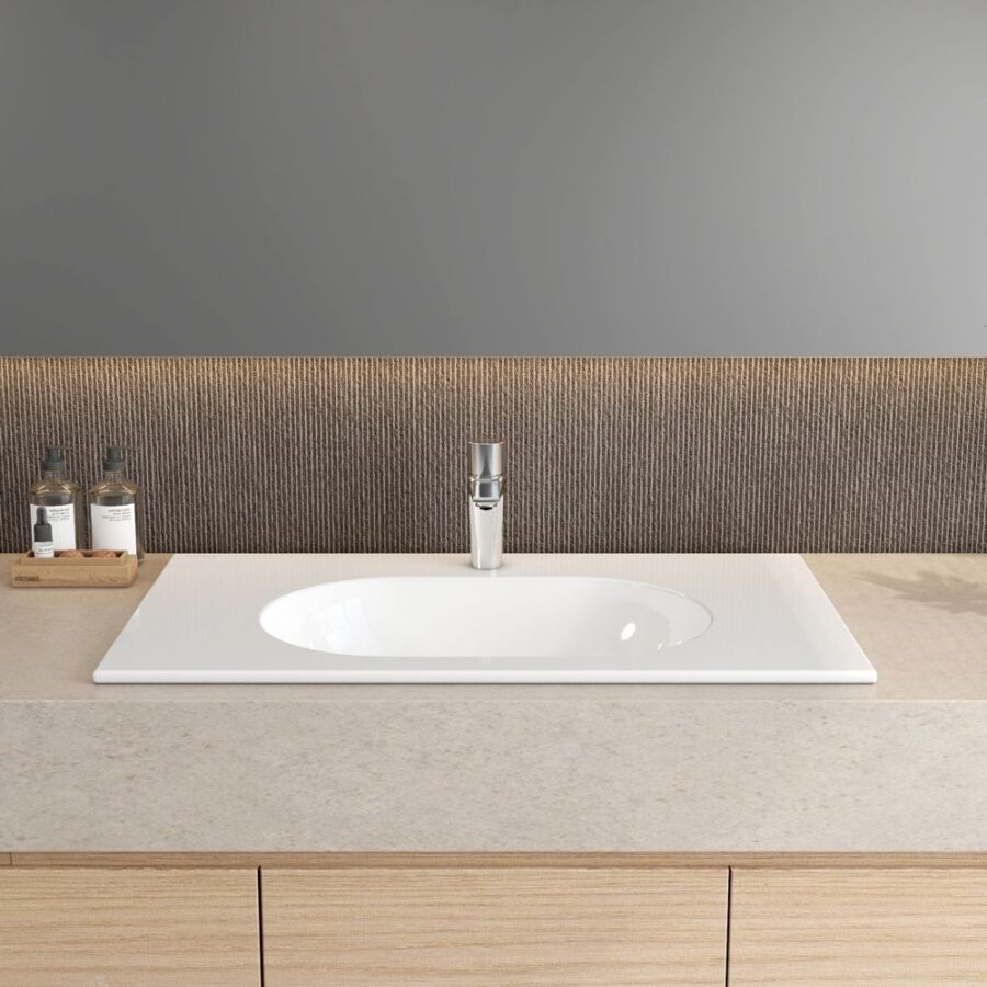Chậu lavabo đặt bàn Viglacera CB69