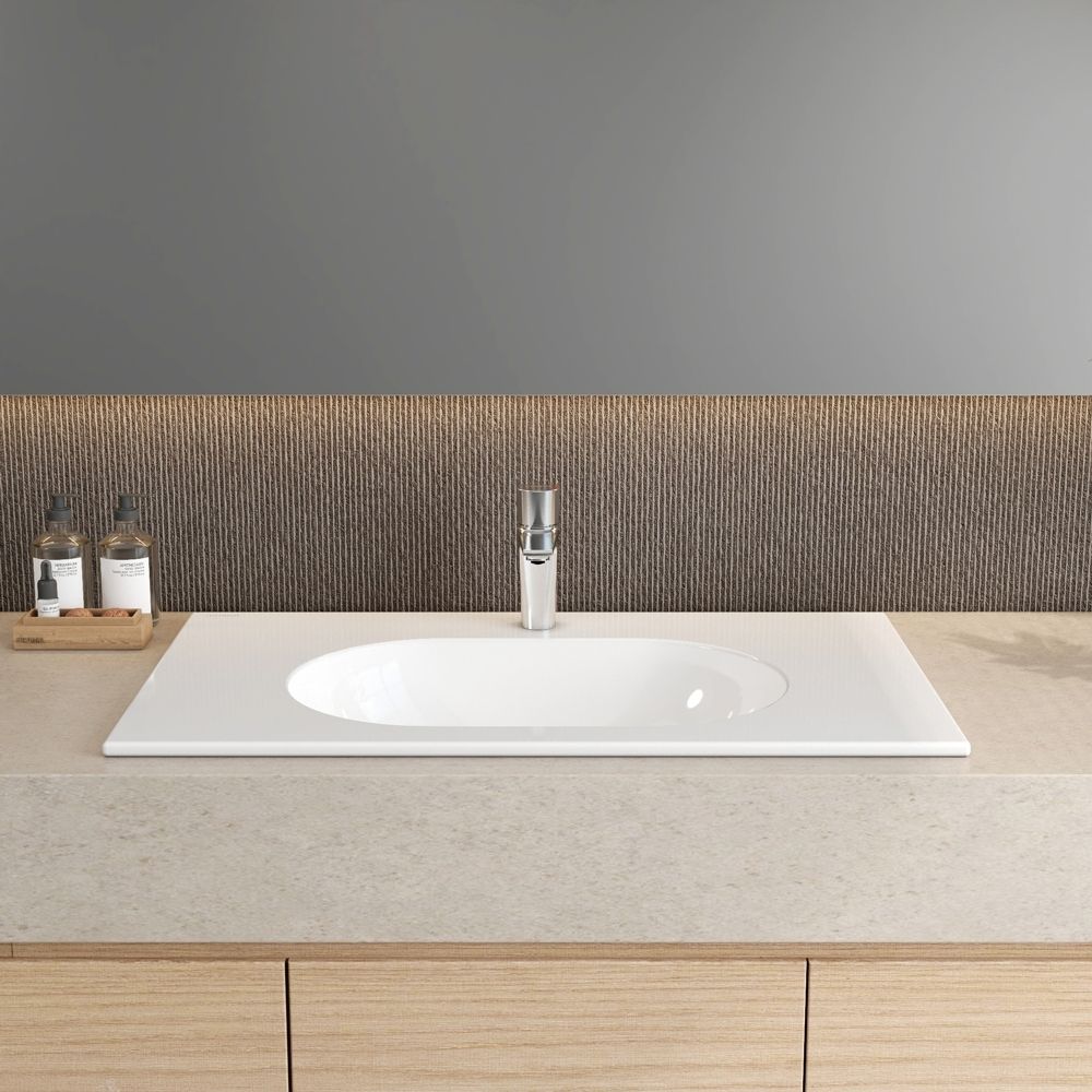 Chậu lavabo đặt bàn Viglacera CB69