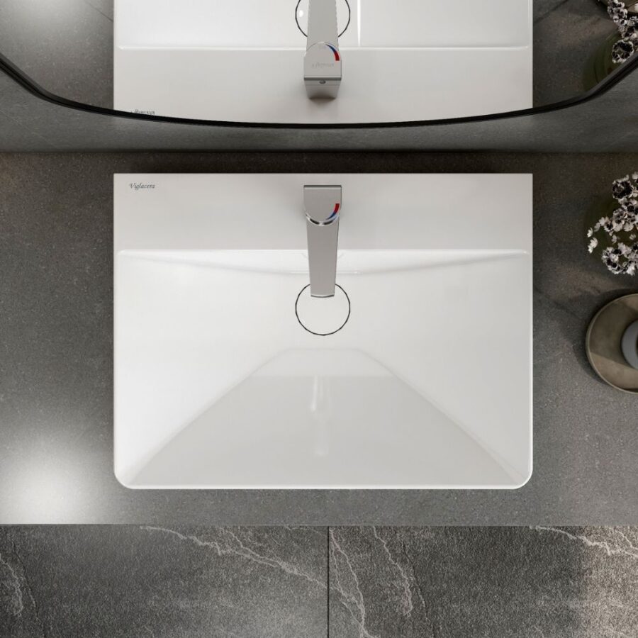 Chậu lavabo đặt bàn Viglacera CB70