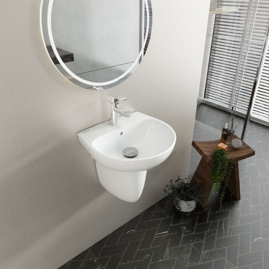 Chậu rửa lavabo treo tường Viglacera V523