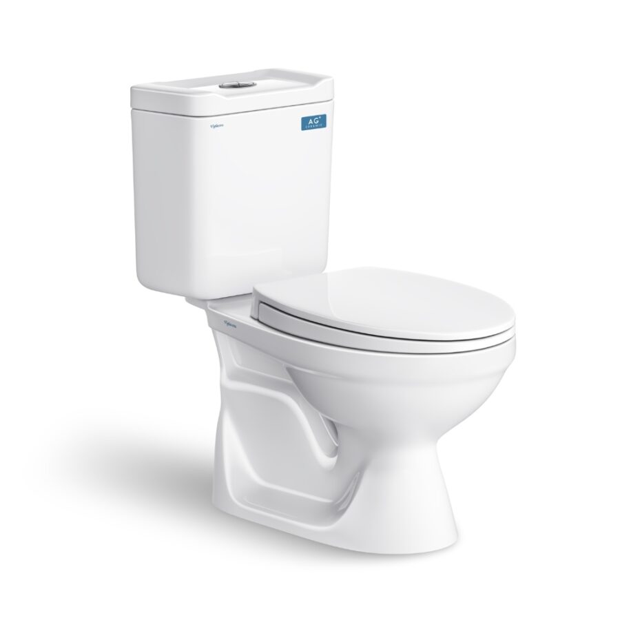 Bồn cầu 2 khối Viglacera VT18M nắp thường / nắp êm