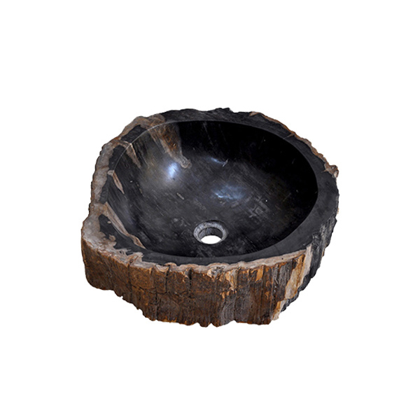 Chậu lavabo đặt bàn Kanly gỗ hóa thạch WDM02i