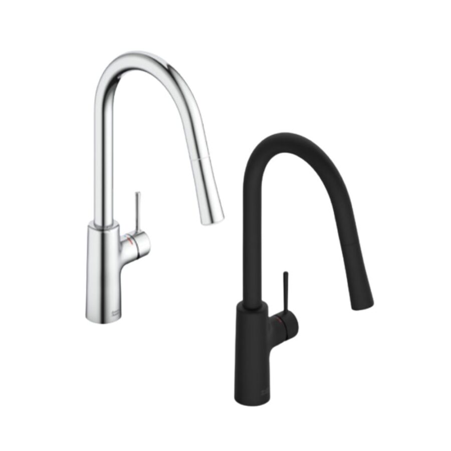 Vòi bếp American Standard WF-0916 / WF-9262 (WF0916) (WF9262) dây rút nóng lạnh
