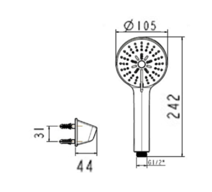 Bộ tay sen American Standard Codie WF-B211H (WFB211H)