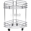 KỆ GÓC DÂY INOX HAI TẦNG BN640