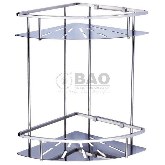 KỆ GÓC INOX HAI TẦNG BN820