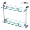 Kệ thẳng kính cường lực 2 tầng BAO BN500