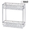 Kệ thẳng inox 2 tầng Bao BN420