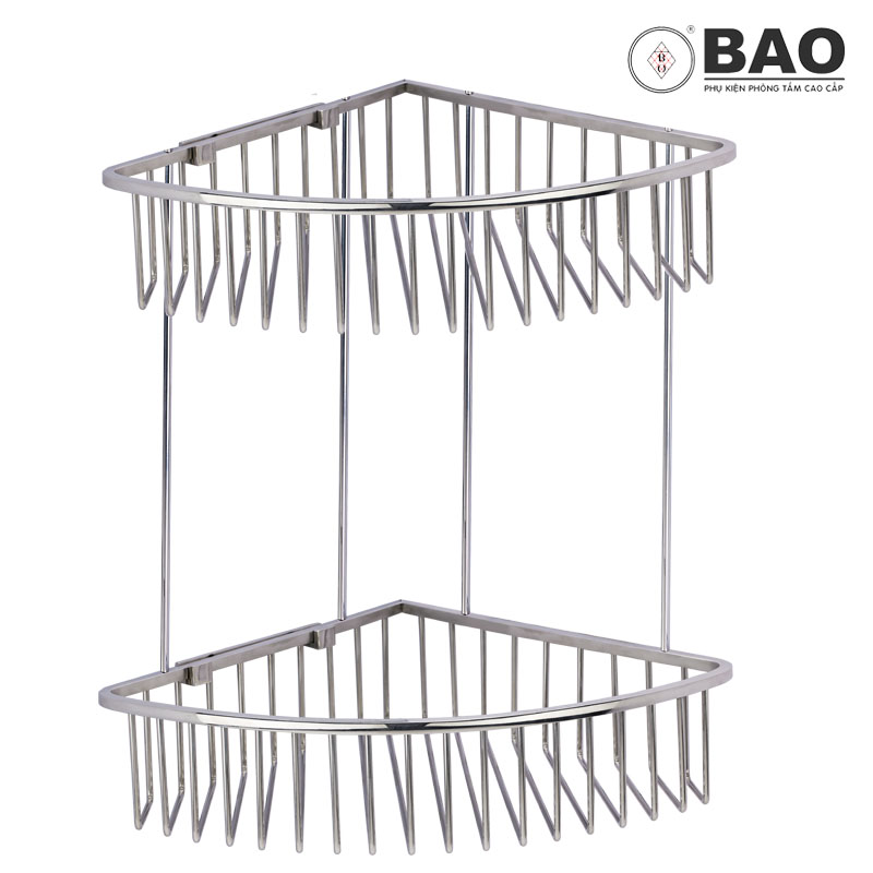 Kệ góc inox 2 tầng Bao BN520
