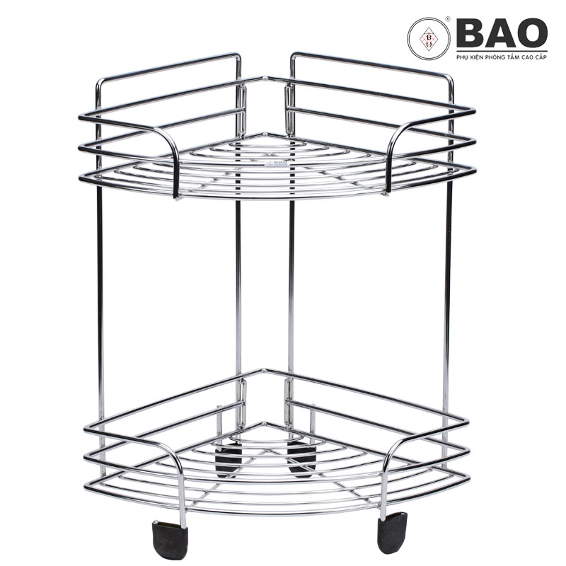 Kệ góc inox 2 tầng Bao BN640